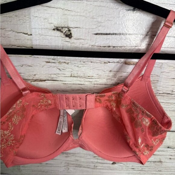 Victoria’s Secret Dream Angels gold pink bra size 34D - Picture 4 of 6